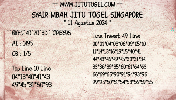 Prediksi Singapore