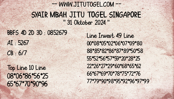 Prediksi Singapore