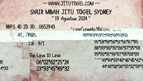 Prediksi Sydney